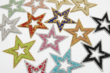 Star Rhinestone Iron On Applique, IRA-060