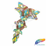 Multicolor Gel-Back Rhinestone Appliques, IRA-083