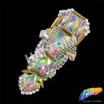 Multicolor Gel-Back Rhinestone Applique, IRA-100