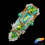 Multicolor Gel-Back Rhinestone Applique, IRA-100