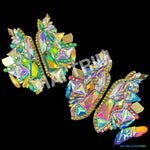 Multicolor Gel-Back Rhinestone Applique (sold by pair) , IRA-101