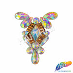 Multicolor Gel-Back Rhinestone Appliques, IRA-115