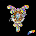 Multicolor Gel-Back Rhinestone Appliques, IRA-115