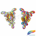 Multicolor Gel-Back Rhinestone Appliques, IRA-115