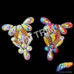Multicolor Gel-Back Rhinestone Appliques, IRA-115