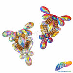 Multicolor Gel-Back Rhinestone Appliques, IRA-115