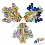 Multicolor Gel-Back Rhinestone Appliques, IRA-118