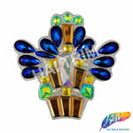 Multicolor Gel-Back Rhinestone Appliques, IRA-118
