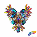 Multicolor Gel-Back Rhinestone Appliques, IRA-120
