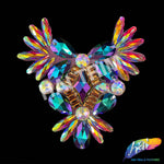 Multicolor Gel-Back Rhinestone Appliques, IRA-120