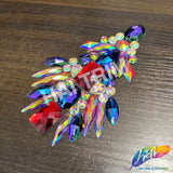 Multicolor AB Arrow Iron On Applique, IRA-148