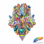 Multicolor Gel-Back Rhinestone Applique, IRA-155