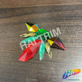 Red/Green/Gold Motif Iron On Applique, IRA-196