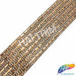 1 3/4" 6-row Crystal Baguette Rhinestone Iron on Trim, IRT-003
