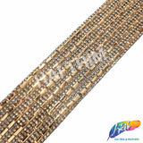 1 3/4" 6-row Crystal Baguette Rhinestone Iron on Trim, IRT-003