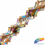1 1/4" Diamond Resin Stone Iron On Trim, IRT-080