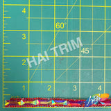 3/8" Red AB Baguette Rhinestone Iron on Trim, IRT-129-1