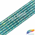 2 1/4" 6-row Baguette Rhinestone Iron on Trim, IRT-129