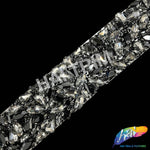 1 3/4" Chunky Crystal Rhinestone Iron On Trim, IRT-194