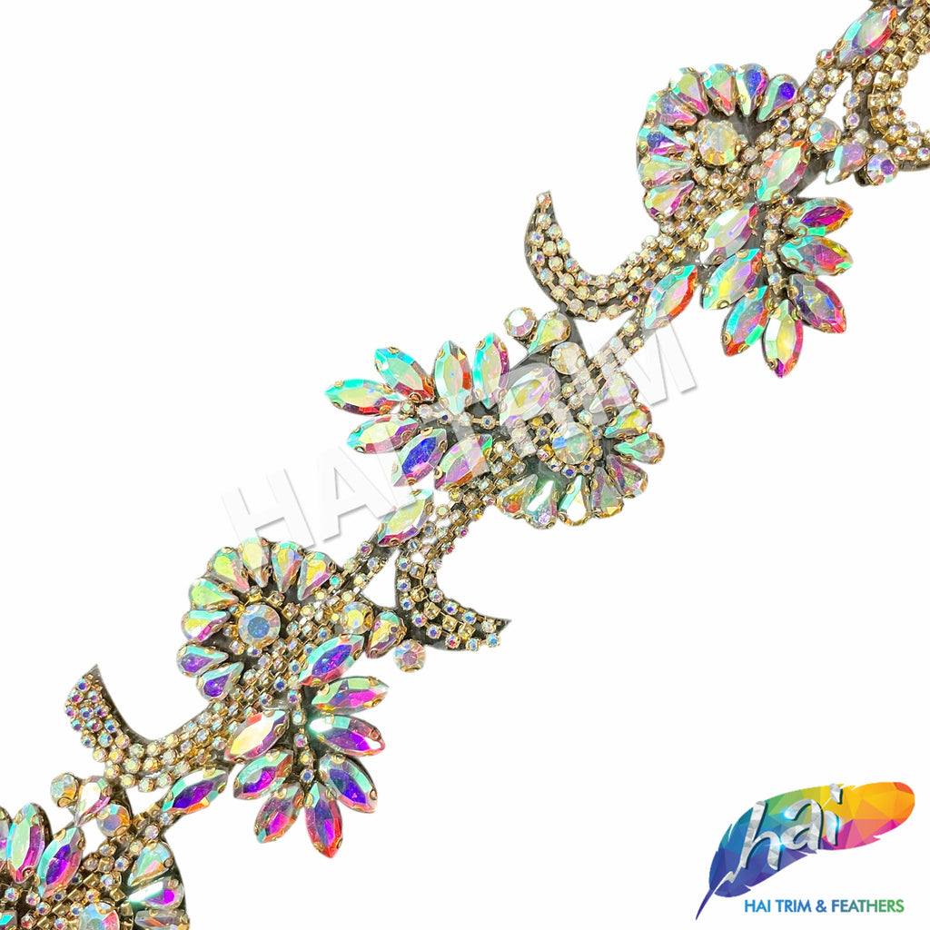 Ab Rhinestone Trim 2 3/8