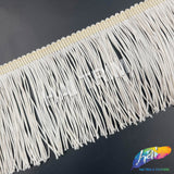 SALE! 3 3/4" Ivory Rayon Chainette Fringe