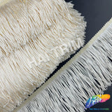 SALE! 3 3/4" Ivory Rayon Chainette Fringe