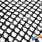 36" x 48" Rhinestone Mesh Fabric with Colored Stones