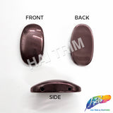 18x36mm Metallic Purple Dome Oval Cabochon Acrylic Stones