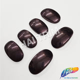 18x36mm Metallic Purple Dome Oval Cabochon Acrylic Stones