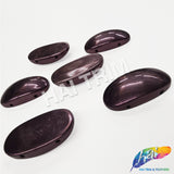 18x36mm Metallic Purple Dome Oval Cabochon Acrylic Stones