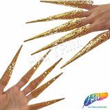 Gold Ornamental Metal Finger Extensions (sold per piece)