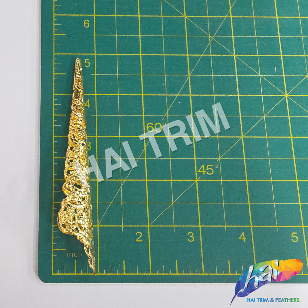 Golden Finger Accessory Gold Ornamental Metal Finger Extensions (sold per piece) – Hai Trim ...