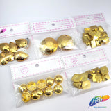 Metallic Gold Resin Stones