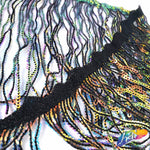 6" Sequins Fringe with Clustered Sequins Bias Tape, SEQ-002