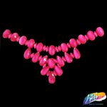 Neon Resin Stone Motif Necklace Applique, NAS-004