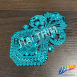 Metallic Color Plastic Resin Applique, NAS-009