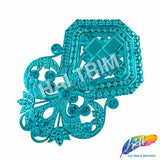 Metallic Color Plastic Resin Applique, NAS-009