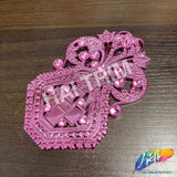 Metallic Color Plastic Resin Applique, NAS-009