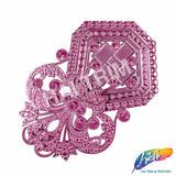 Metallic Color Plastic Resin Applique, NAS-009