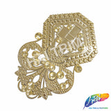 Metallic Color Plastic Resin Applique, NAS-009