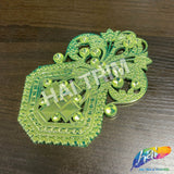 Metallic Color Plastic Resin Applique, NAS-009