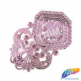 Metallic Color Plastic Resin Applique, NAS-009