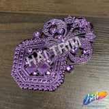 Metallic Color Plastic Resin Applique, NAS-009