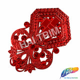 Metallic Color Plastic Resin Applique, NAS-009