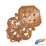 Metallic Color Plastic Resin Applique, NAS-009