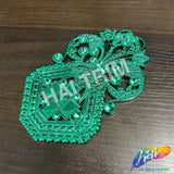 Metallic Color Plastic Resin Applique, NAS-009