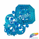 Metallic Color Plastic Resin Applique, NAS-009