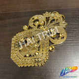 Metallic Color Plastic Resin Applique, NAS-009