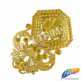 Metallic Color Plastic Resin Applique, NAS-009