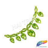 Metallic Color Teardrop Plastic Resin Applique, NAS-011